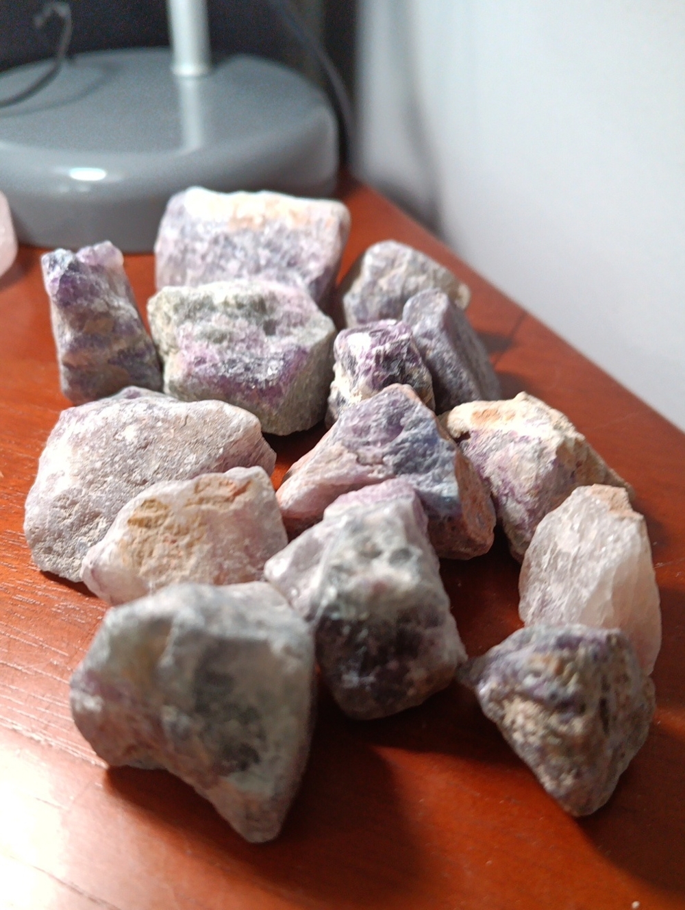 Rough Purple Crystal-  Stones Fluorite Lot (15)